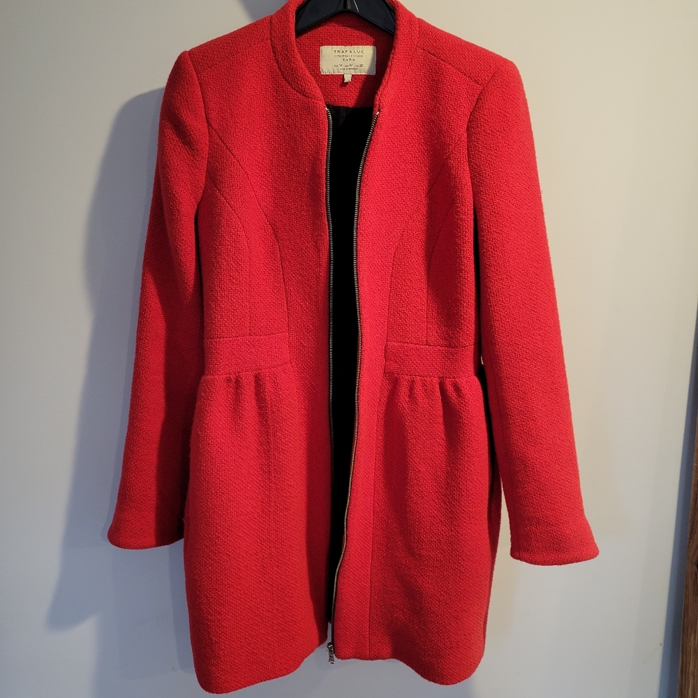 Zara Red Women's Coat